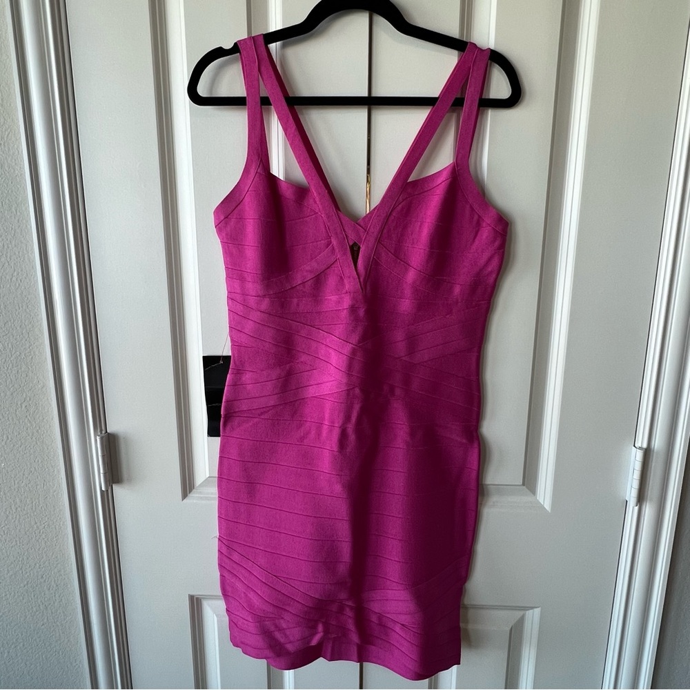 NWT Bebe Fallon Crisscross Dress